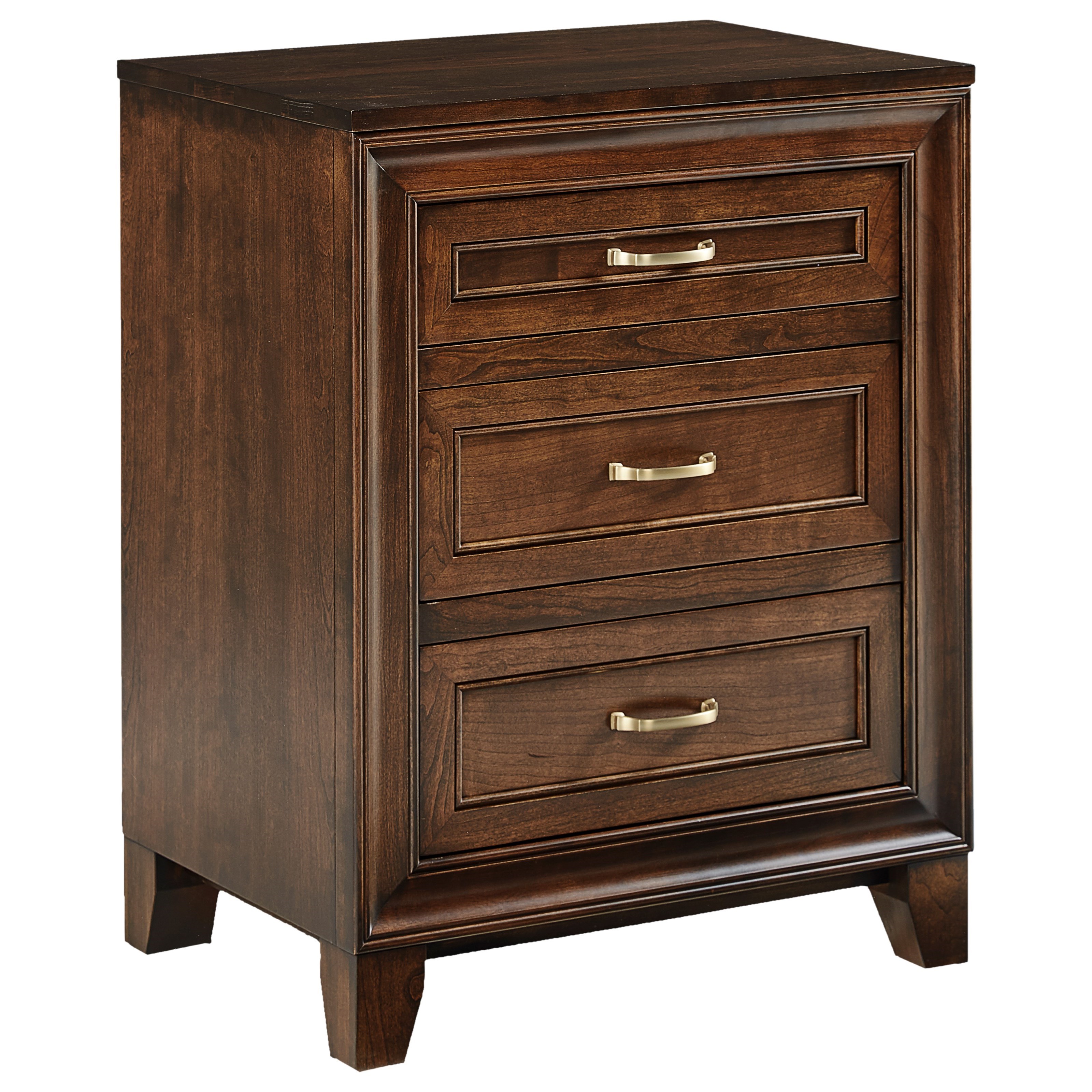 Daniel's Amish Summerville 375113 Transitional 3Drawer Nightstand